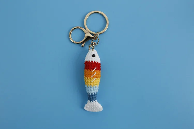 Rainbow Fish Keychain