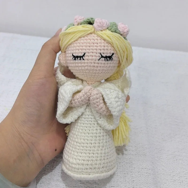 Handmade Crochet Angel with Wing- Plush Toy